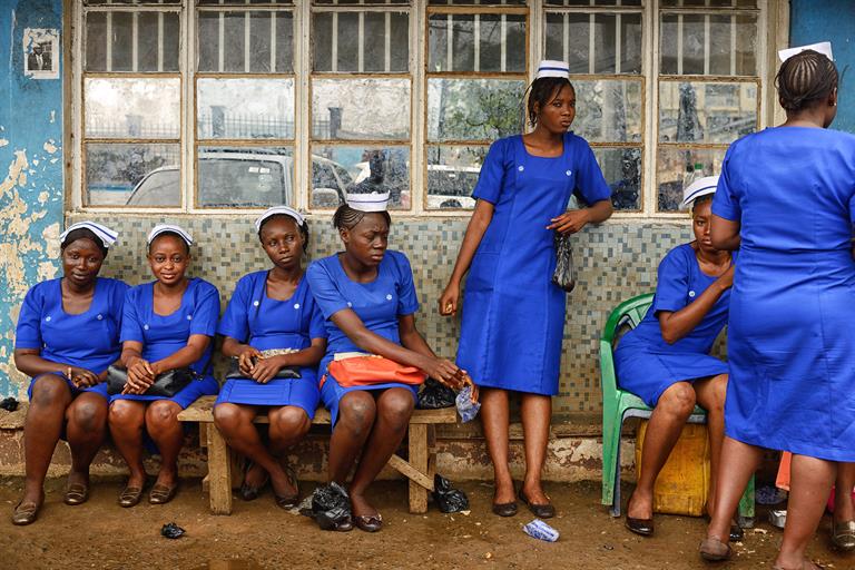 Health workers' efforts in West Africa during Ebola crisis