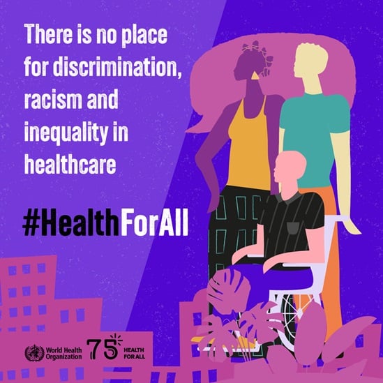 No place for discrimination