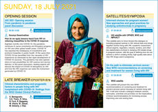 WHO at STI & HIV World Congress and IAS 2021 - event flyer