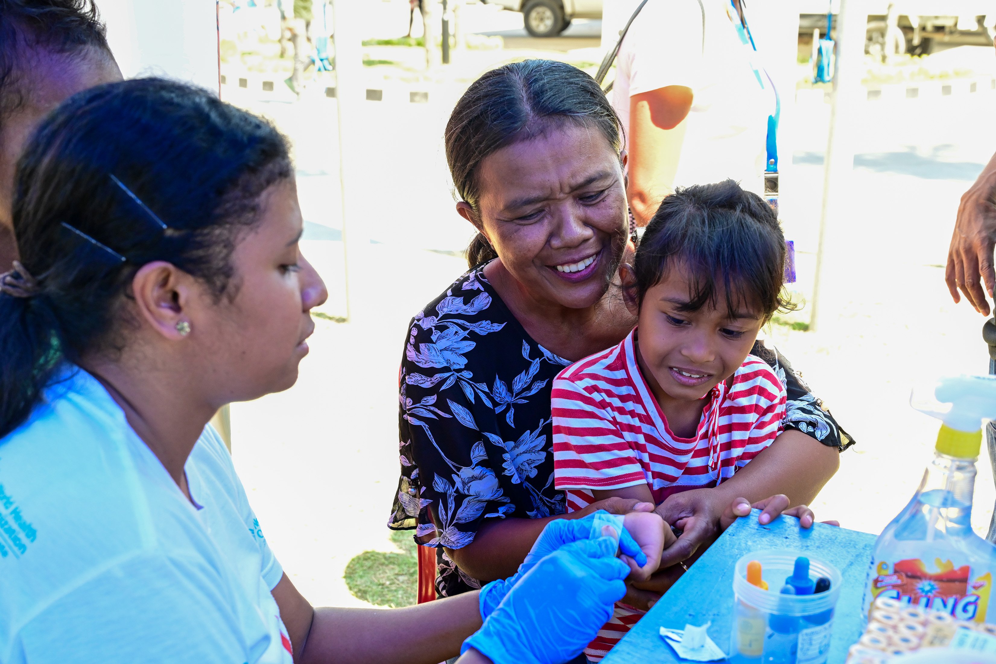 Free blood group testing offered at the exhibition