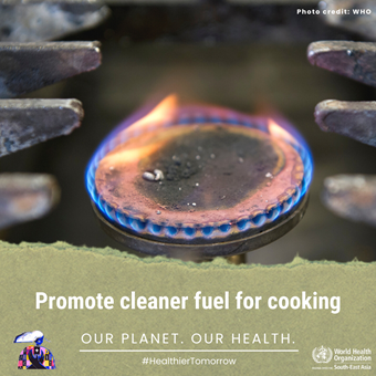 Promote cleaner fuel for cooking